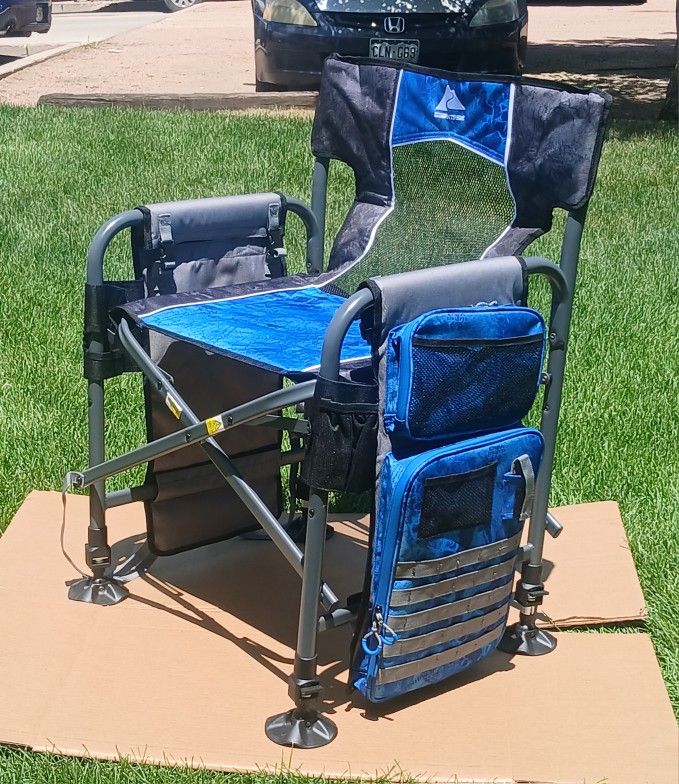 BRAND NEW!!! "OZARK TRAIL" FISHING DIRECTOR CHAIRS W/REMOVABLE ROD HOLDER 