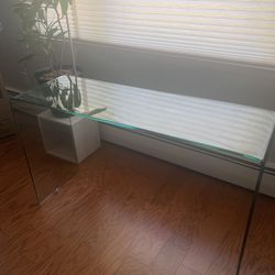 Glass Console Table 48.5x16x30 