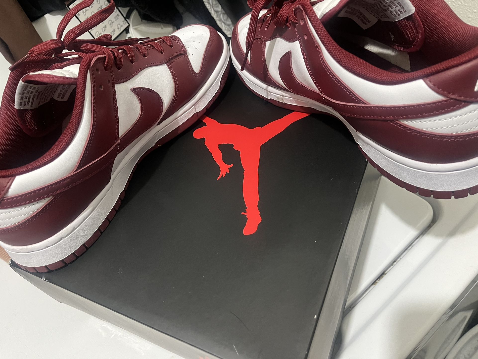Burgundy Nike Dunks