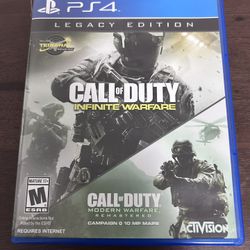 Call of Duty Infinite Warfare & Call of Duty Modern Warfare Remastered