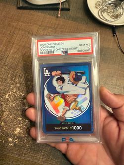 Dodgers 2026 one piece promo PSA 10