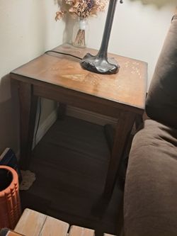 Wood Side Table