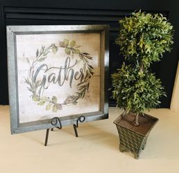 Frame and tree