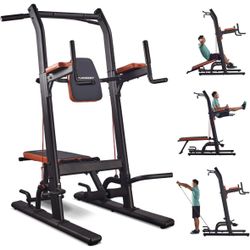 Like new HARISON Multifunction Power Tower with Bench Pull Up Bar Dip Station