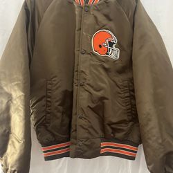 Vintage Cleveland Browns Bomber Jacket