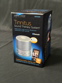 Sound Oasis BST-100 - Tinnitus- Sleep Sound Therapy System Speaker with Bluetooth
