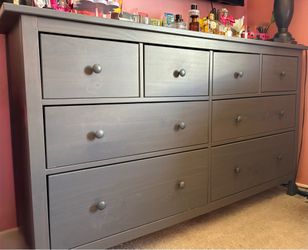 Dark Grey 8 drawer dresser