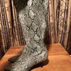 Snakeskin Womens Boots