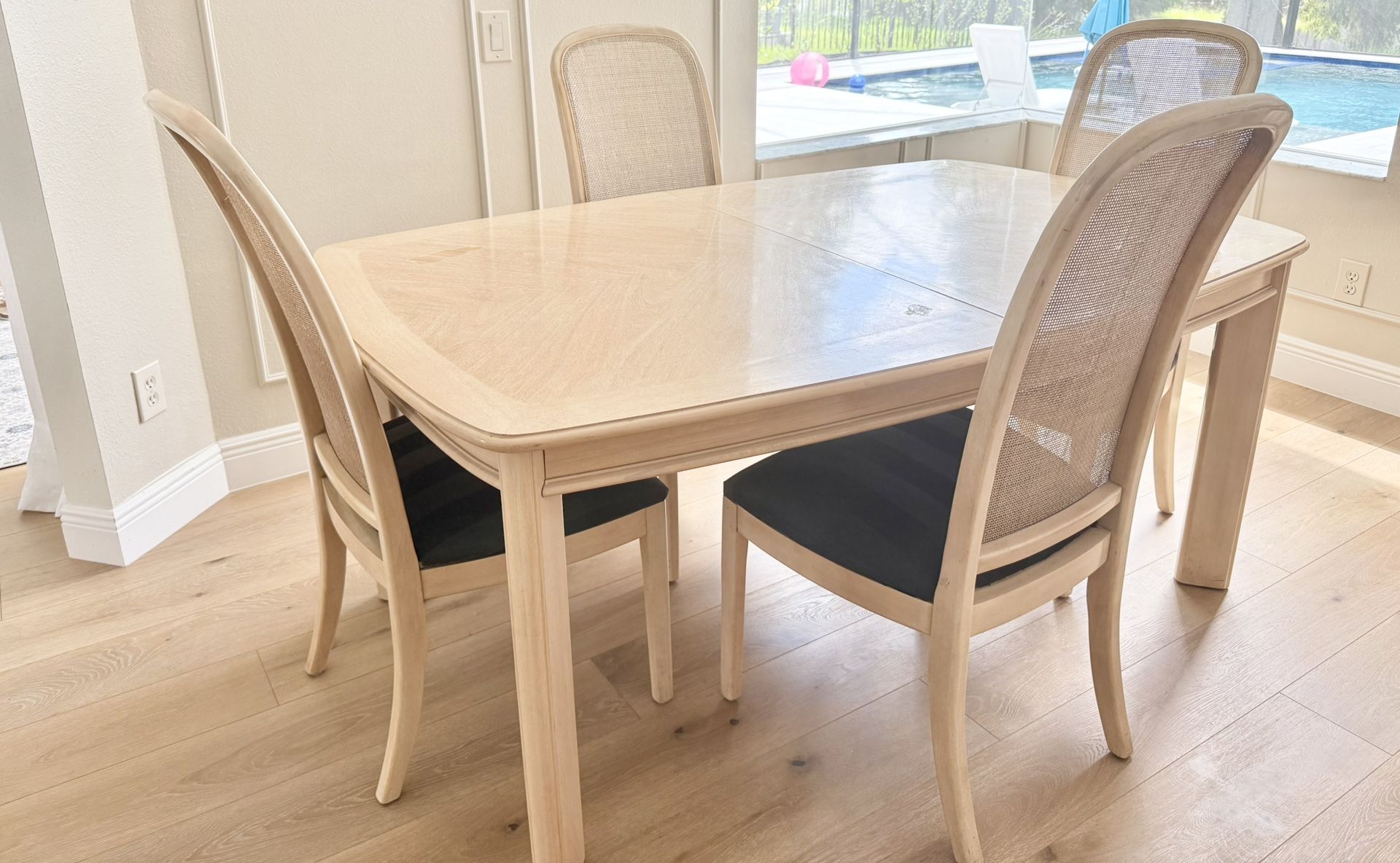 White Oak Extension Dining Table
