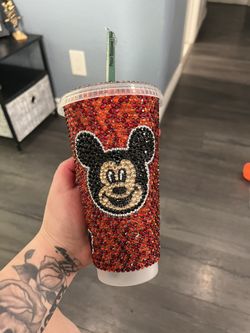 Mickey Rhinestone Cup