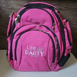 New Cond Pink Paparazzi Life Of The Party Backpack Limited Addition.