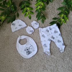Unisex Infant Bear Essentials/Pants Set (Newborn)