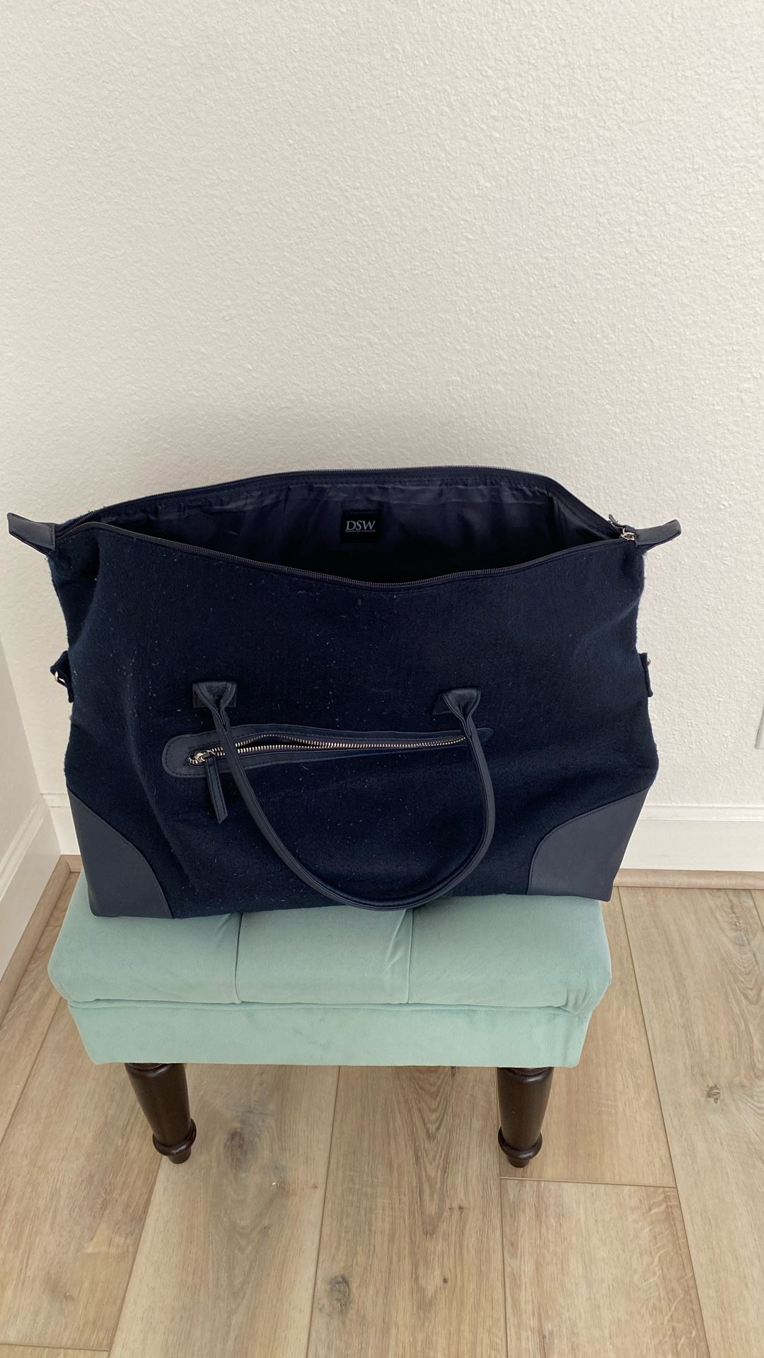 DSW Navy Weekender Tote Bag