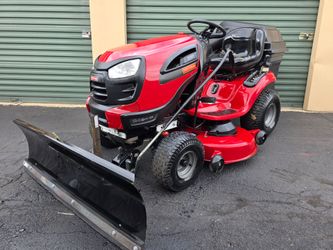 Craftsman Lawn Tractor Lawn Mower 46" Briggs V-TWIN 24hp BAG & Plow! PRICE IS FIRM