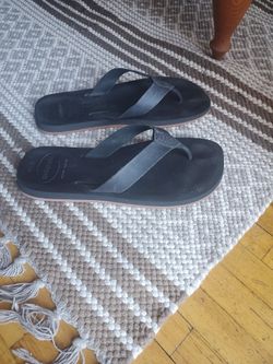 Leather VANS Flip Flips 