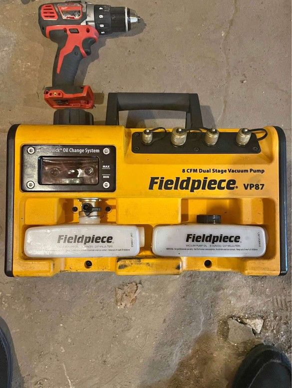 Fieldpiece vaccum pump
