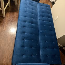 Blue futon 