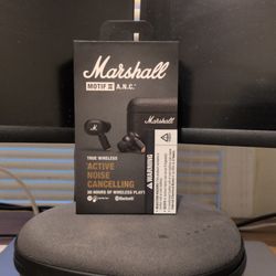 Premium Marshall Bluetooth Earbuds SEALED BOX