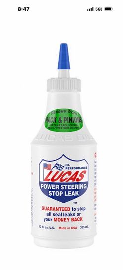Lucas power steering stop leak