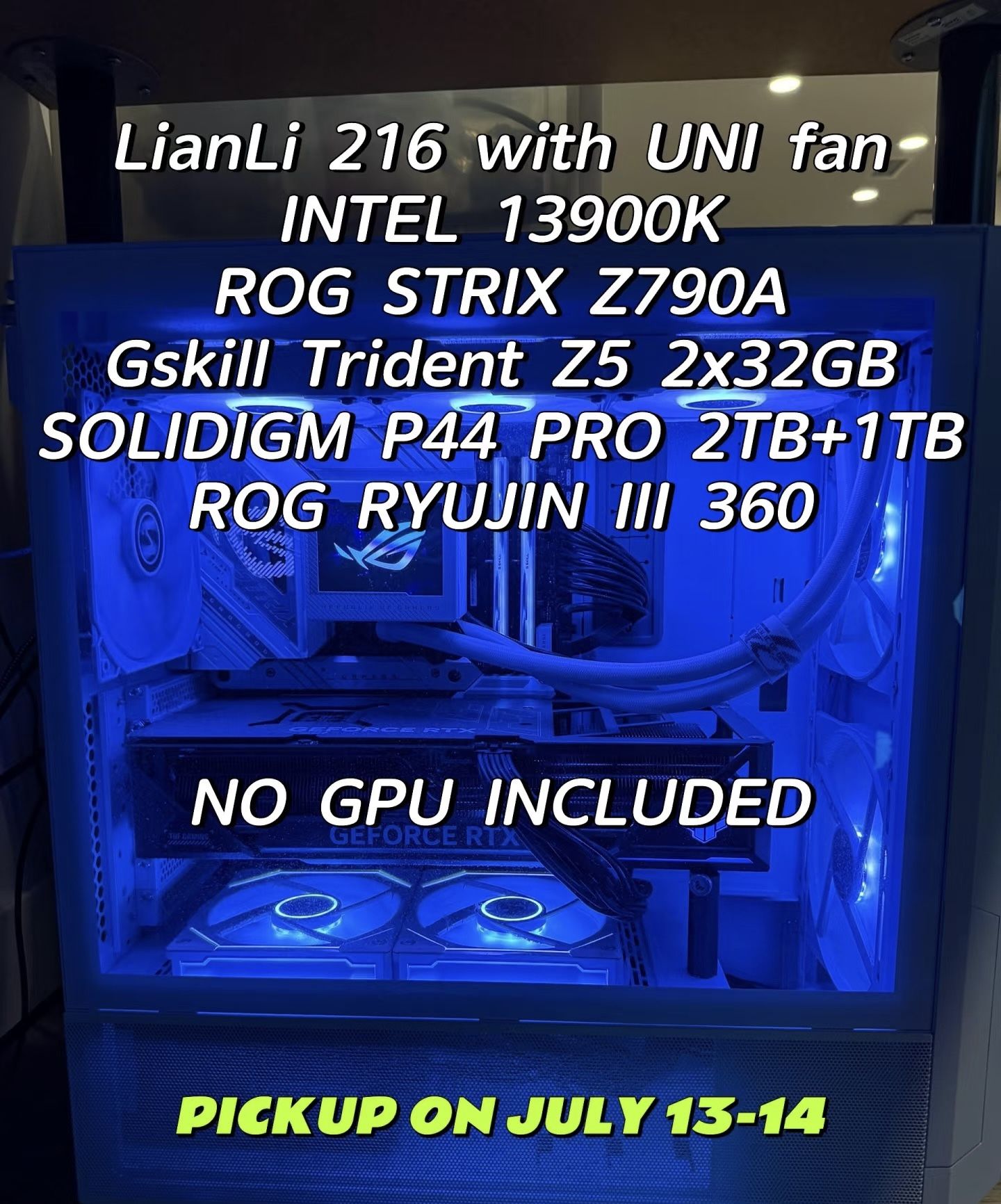 High end PC without GPU