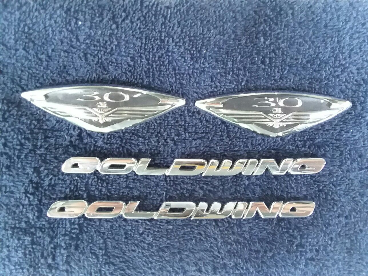 Honda Goldwing emblems 30th