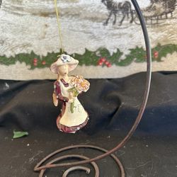Unique Lady Christmas Ornament