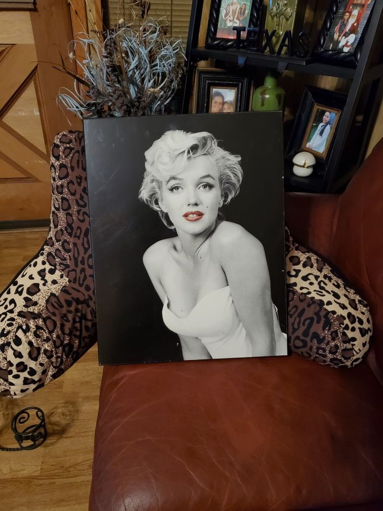 Marilyn Monroe Wood Picture Frame