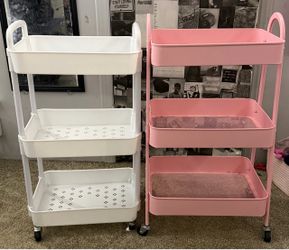 3-Tier Rolling Storage Carts