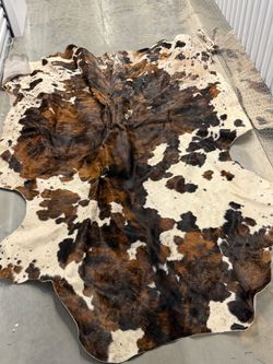 Tricolor Cowhide Rug