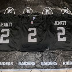 Ashton Jeanty #2 Las VEGAS Raiders Black Home Football Jersey Men's XXL **New Arrival ** Stitched new with tags “Raider Nation”