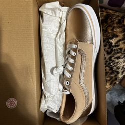 Rose Gold Women’s Size 6 Vans 