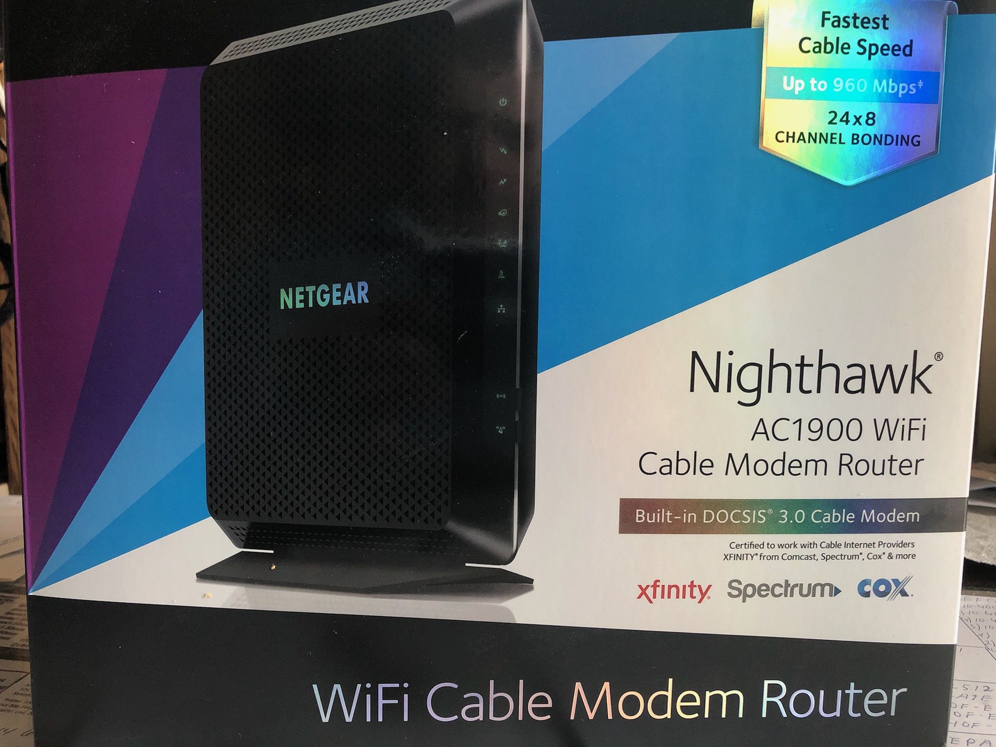 Nighthawk Netgear Wifi Cable Moderm Router