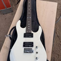 B.C. Rich ASM1 White Solid Body Electric Guitar
