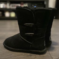 BearPaw Black Boots, Size 6 In Women