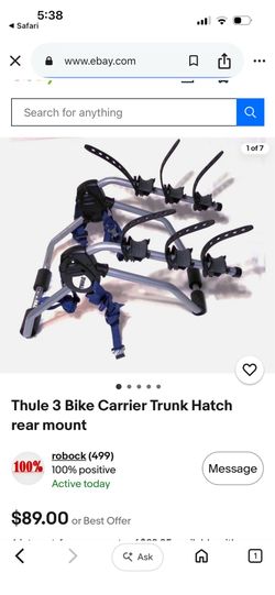 Thule Sweden 3 Bike Carrier