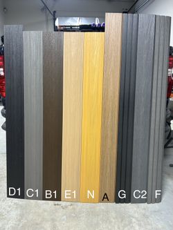 Composite Decking Boards For Fences Or Gates