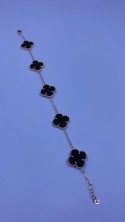 14k Black Clover Bracelet
