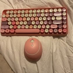 Wireless Pink Keyboard