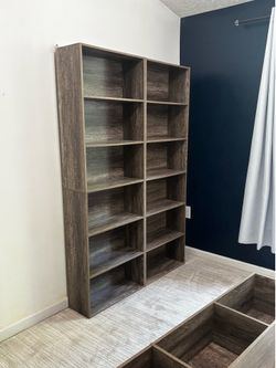 Bookshelves 71in (2x 6-Tier) and CD Towers 71in (2x 8-Tier) Adjustable