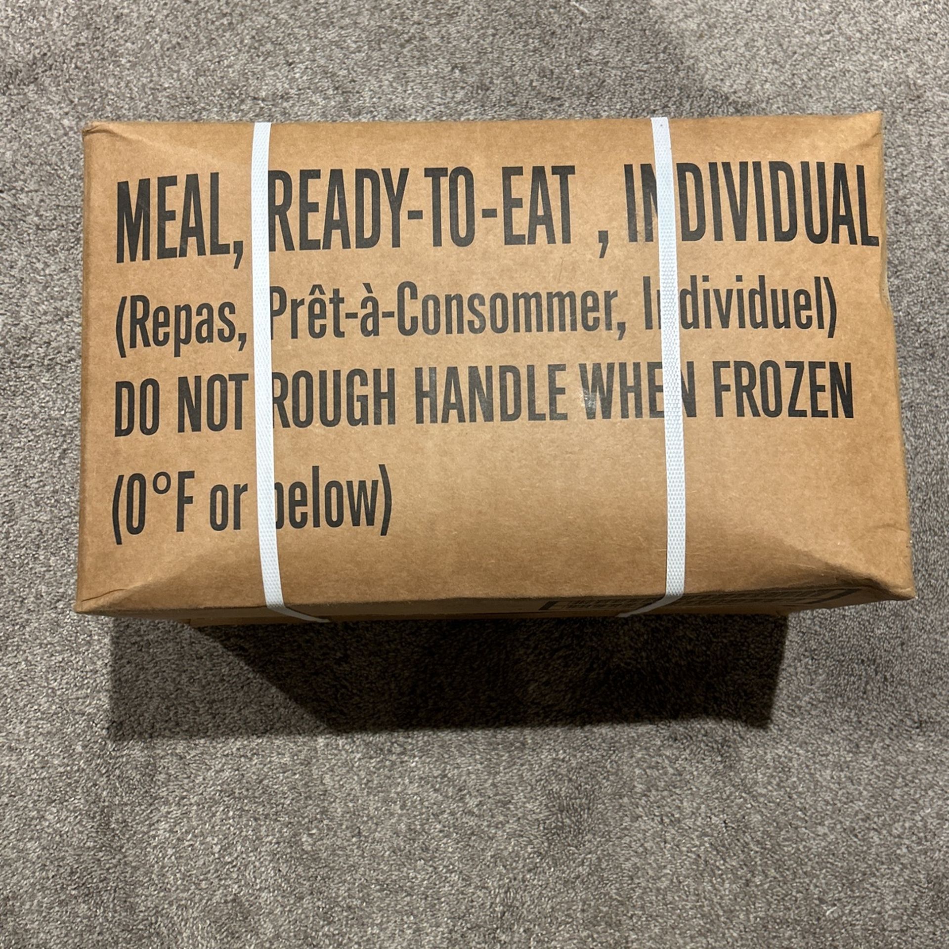 Authentic Military MREs, Case B