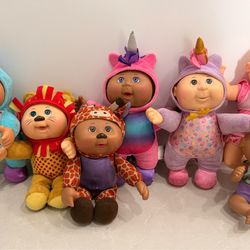 Cabbage Patch Kids Dolls Lot 7 Original 2015 & 2021 Bundle