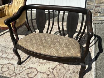 Vintage Floral Loveseat 