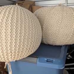 2 pouf Ottoman