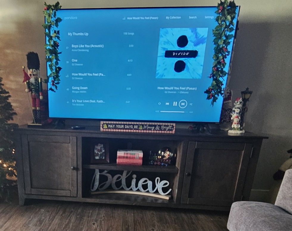 MEAD BROWN 80" TV STAND