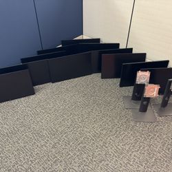 12 Dell 24” Monitors - Lot Sale 