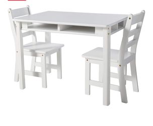 Solid Wood Kids' Playtable and Chair Set