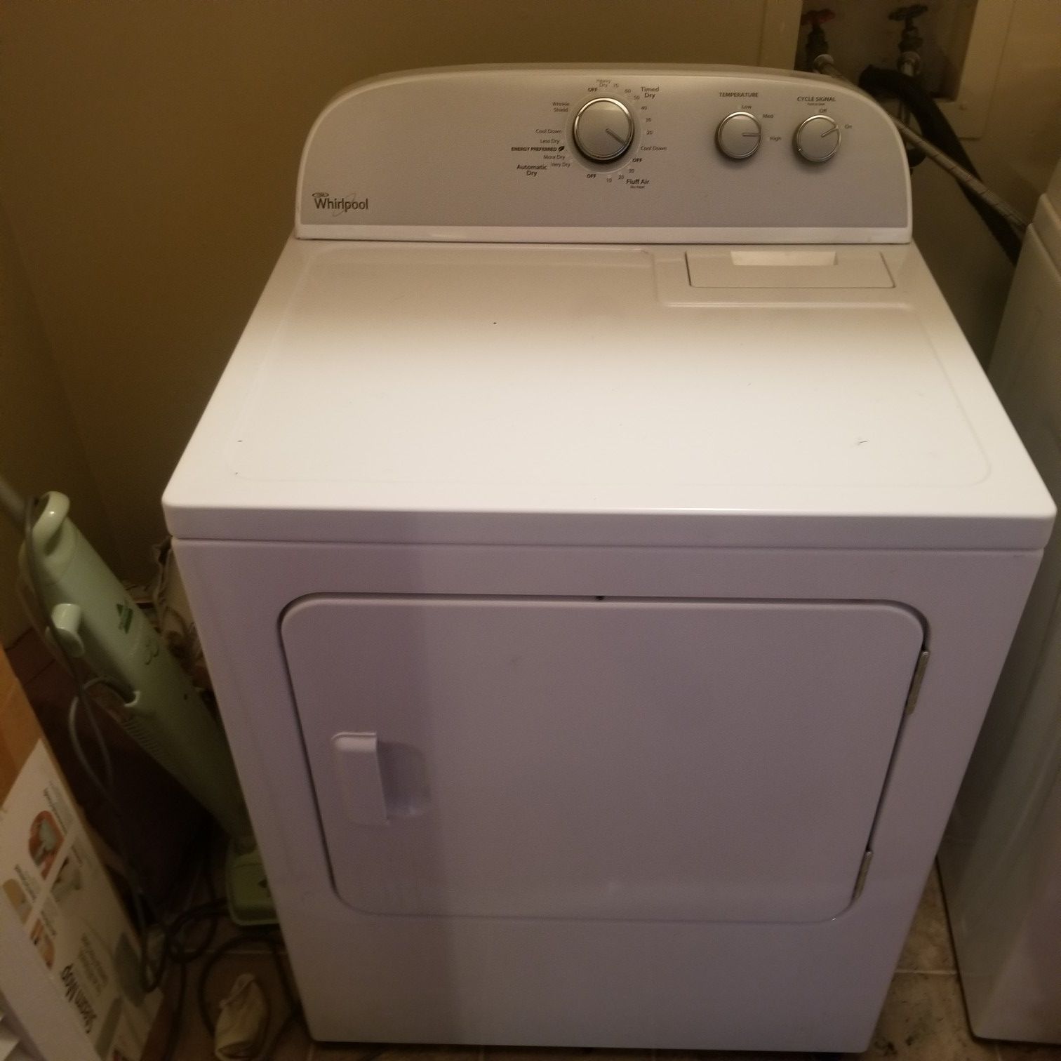 Washer and dryer