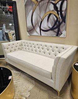 Sale... Sale.. Sale!! Modern Tufted Sofa and Loveseat