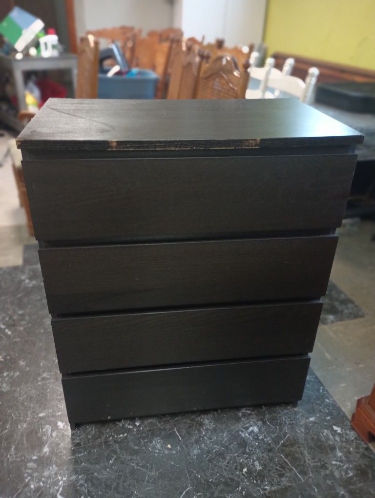 Almost New Black Dresser 