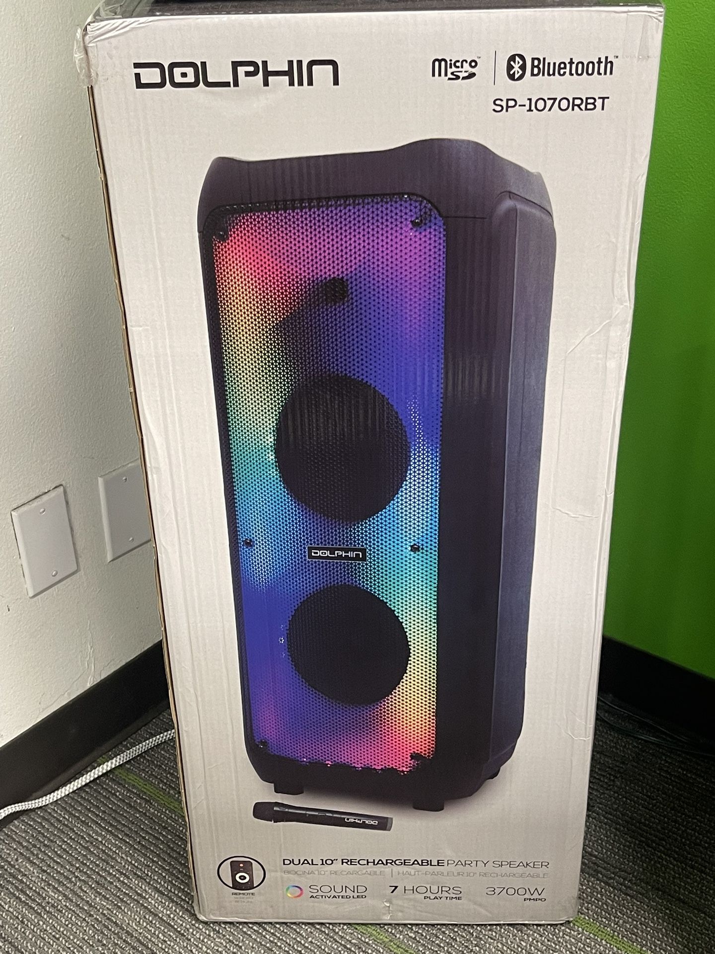 DOLPHIN BLUETOOTH RECHARGEABLE SPEAKER 